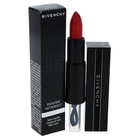 givenchy rouge interdit satin lipstick wanted coral|Givenchy Wanted Coral (16) Rouge Interdit Satin Lipstick.